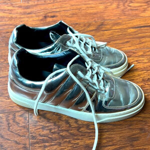 Proenza schouler‎ metallic silver sneakers size 37